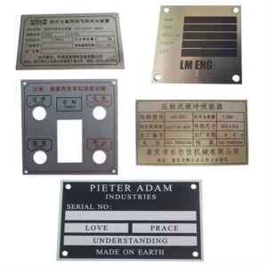 Stainless Steel Name Plate