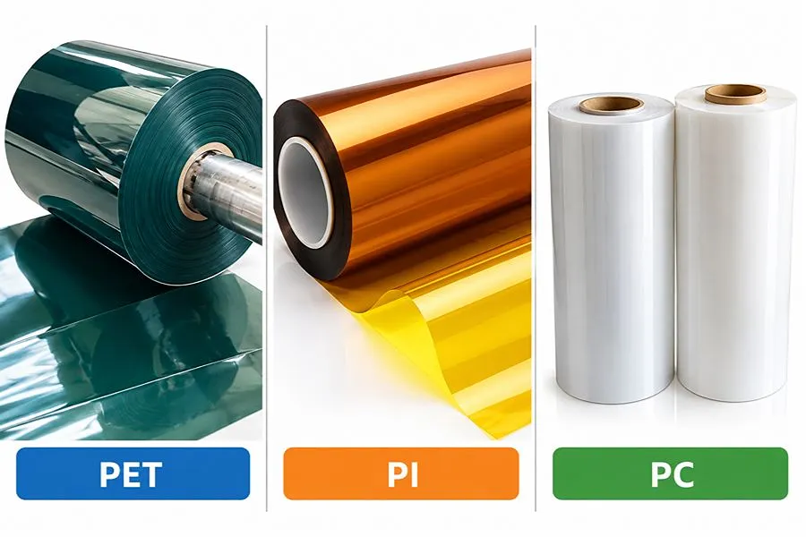 PET, PI, PC Materials