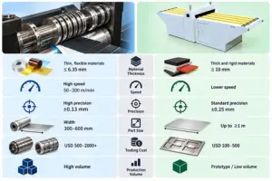 Rotary vs. Flatbed Die Cutting